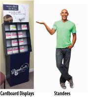 Custom Display Advertising & Printing - Sarasota, FL Standee Display for Your Business