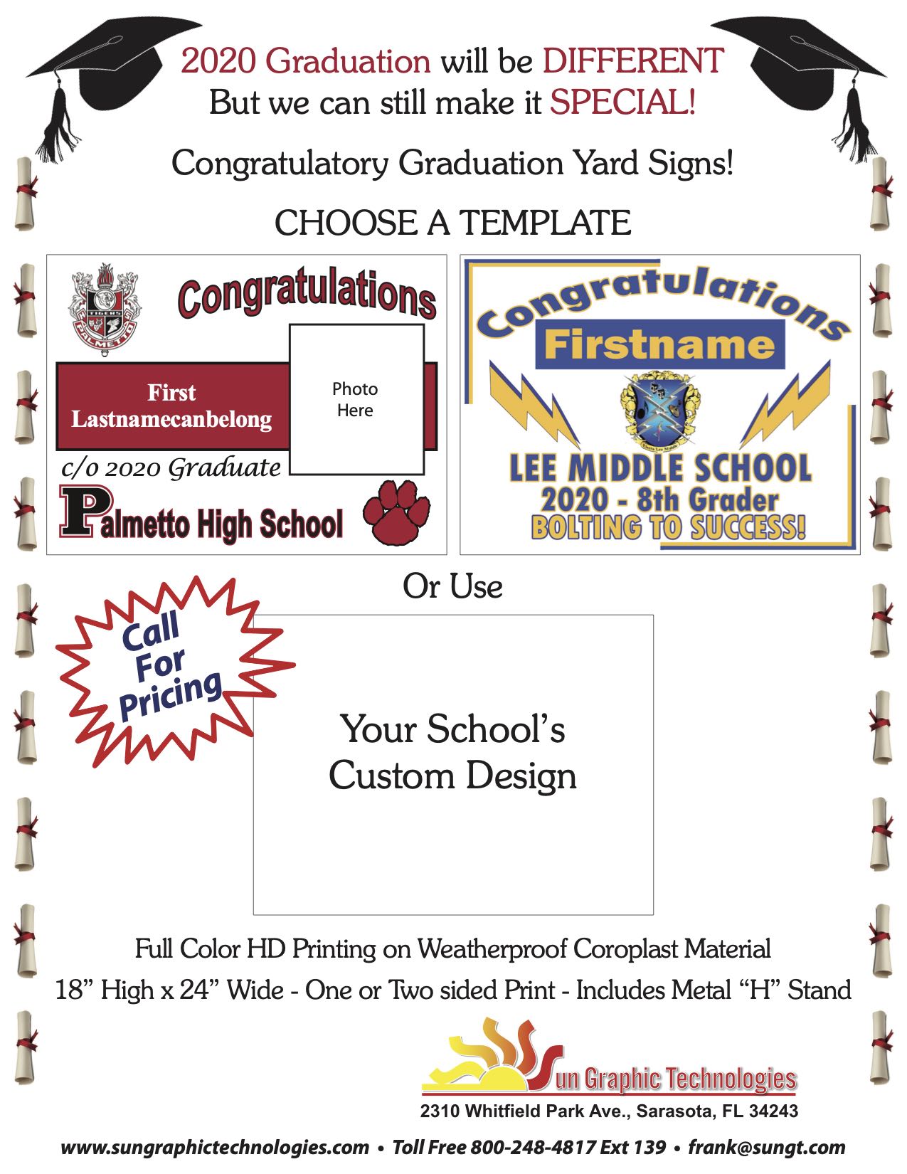 Graduation Yard Signs